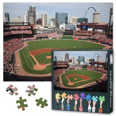 해외 TUMOVO 성인용 퍼즐 1000피스 시애틀 매리너스 스타디움 Safeco 필드 직소 교육용 재미있는 게임 또는 장로 친구를 위한 장난감 50.8 x 68.6cm20 27, 아트워크-08.