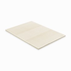 [겉커버증정]라폼 천연라텍스 토퍼 매트리스 침대 거실 바닥 매트 + 방수속커버 5cm 미디엄
