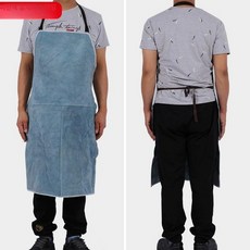 용접 앞치마 용접치마 보호구 작업복 방염, XL, 1개, 블루 앞치마 패치워크 70x90