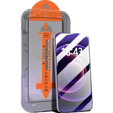 ANYGO 水晶盾 iPhone 滿版鋼化玻璃保護貼 自動除塵 高清透明 適用XR/11 6.1吋, 1個, 高清透明,XR/11 6.1吋