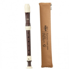 루체트리 리코더 다벨 우드소프라노 음악 바로크식 DSR-321WB 지퍼 파우치