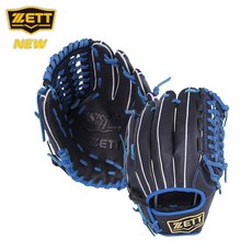 제트 ZETT 12인치 올라운드 글러브 BPGK-3531 야구 브론즈급 소가죽 입문용, 1개, 블랙블루