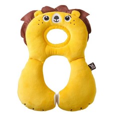 데이희 유아용목베개 유아용목배게 신생아베개, 1-4세 사자