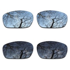 ToughAsNails Oakley Jawbone 블랙 & 실버 크롬용 편광 렌즈 교체품 2쌍 105922