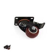 사렌콩 우레탄바퀴 스톱 와인 고중량바퀴 대차바퀴 중량바퀴, 1) 1.5인치/하중30kg