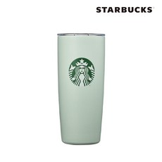 STARBUCKS 星巴克 印花不鏽鋼隨行杯 薄荷綠, 591ml