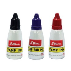 Shiny 불변 스탬프잉크 S-61 28ml, 흑색, 1개