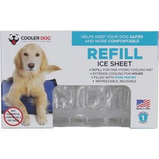 펫 냉감 아이스 패드 강아지 고양이 쿨매트 하이드로 쿨링 매트용 얼음 시트 리필싱글 매트 리필, Single Mat Refill
