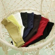 밀크 면스판 아동레깅스 pro+9035Db