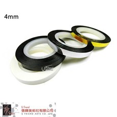 U Friend 金屬色系轉彎膠帶 4mm, 金色, 1個