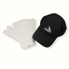 운동용 골프모자 땀방지 화장품 오염방지 부착형 이마 보호 패드 10개입