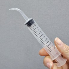 반려동물 물약 주입기 커브형 주사기 12ml