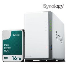 [ 시놀로지 공식총판 ] 시놀로지 나스 DS223j 2Bay NAS HAT3310-16TBX1EA 하드디스크 합본
