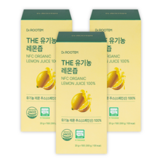 닥터루템 유기농 레몬즙 원액 100 % 스틱 스페인산, 45개