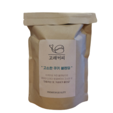 고래커피 고소한쿠키 커피블렌딩 분쇄 원두커피, 더치, 500g, 1개