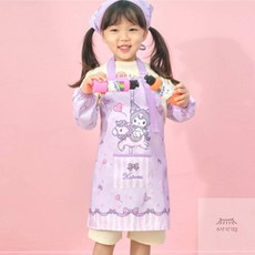 소망상점 쿠로미 앞치마 세트 미술용앞치마세트, L