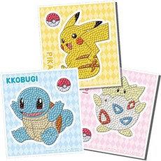 포켓몬스터 - 우리는 친구 [3종] [스티커] [보석십자수], 단품, 1개