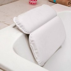 편안한 반신욕 욕조베개, 화이트, 1개