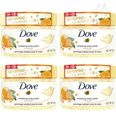 (4개) 일본 도브 금목서 크리미 스크럽 298g