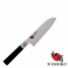 【日本和燭】職人三德刀 17CM (日本鋼材 菜刀 料理刀), Black, 1個