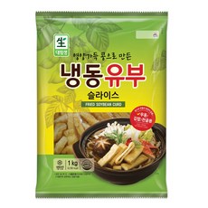 대림 냉동유부 슬라이스 1kg, 1개, 단품