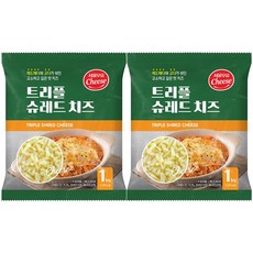 서울우유 트리플 슈레드 1kg x 2개, 2kg, 1세트, 모짜렐라