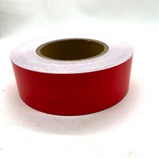 優選 純色反光貼特大號加寬反光條自粘永久防撞強光 副廠商品, 紅色反光貼 PP級 ,長3米     寬5公分, 1個