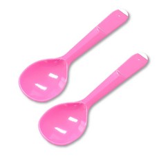 아이스크림스푼(소) 벌크포장 8.5cm, 1000개입, 1개, 분홍