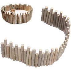 유연한 햄스터 나무 다리 11.8인치 울타리 케이지 장식용 스틱 및 플랫폼 시리아 액세서리