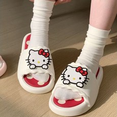 여성 헬로키티 슬리퍼 논슬립 사무실 실내화