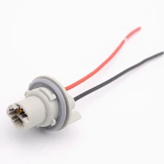 2PCS T3 T20 색상440 전구 소켓 W2W 5W 어댑터 와이어 자동차 방향 지시등 브크 라이트베이스 액세서리, 02 FOR T0 T3 W5W