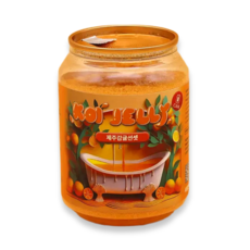 젤리 입욕제 코이젤리 제주감귤선셋 캔 목욕 어린이 물놀이 호캉스 이벤트 커플 기념일 고점도 입욕젤, 1개, 180g