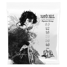 Ernie Ball Tim Henson 슬링키 코발트 일렉트릭 기타 스트링 9.5-46 게이지, 클래식 스트링, 1개