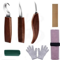 수제 목공 칼 베스우드 도구, 1개, 1. six-piece set