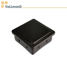 사각캡/각속/40x40/파이프캡/각파이프캡/PVC/PVC발, 1개