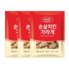 사세 순살치킨 가라게 1kg 기타닭고기가공육, 3개