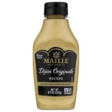 MAILLE 아황산염 프리 오리지널 디종 머스타드 스퀴즈 8.9 OZ, 252g, 1개