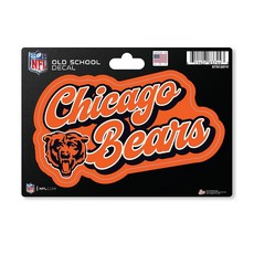 148571 Rico Industries NFL 풋볼 캐롤라이나 팬서스 빈티지 룩 4\" X 6\" 데칼, 2-시카고 베어스