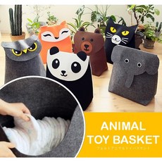 KOMPIS 北歐風動物造型收納袋 換季收納 尿布收納, 貓咪, 貓咪
