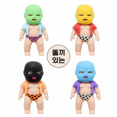 스퀴시 인형 나타샤 귀여운 말랑이 느린 복원 촉감 장난감 손장난감, 14cm 화이트 (바지 랜덤 / 반항적인 스타일)