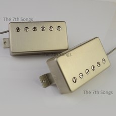 1959 Collector's Edition PAF IV G**son Alnico 4 LP 일렉트릭 기타용 험버커 픽업 49.2mm 간격 2 도체 와, 01 Set-Raw NS