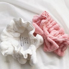 세안머리띠 리본 세안밴드 4종, 화이트