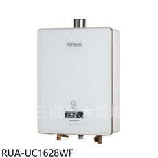 Rinnai 林內 RUA-UC1628WF 16L 強制排氣恆溫熱水器, RUA-UC1628WF, 液化天然氣, DIY