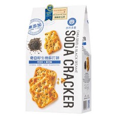 自然主意 生機蘇打餅 180g/包 【美十樂連鎖藥局】, 1個, 奇亞籽x黑芝麻