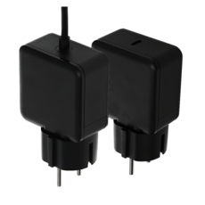 군대 충전기 일체형충전기 고속 USB C타입 어댑터 65W 45W GaN PD PPS 초고속충전 1.8M, 1개, 블랙 케이블일체형