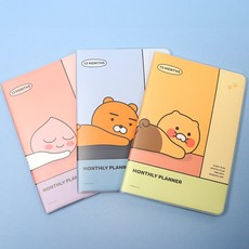 카카오프렌즈 만년 월간 플래너 1+1+1