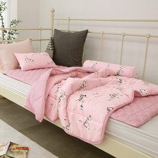 이블랑 어린이집 낮잠이불 풀세트, 홀리 핑크