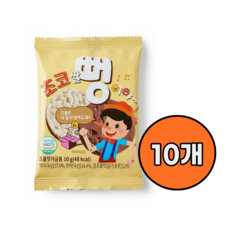 초코쌀뻥 간식 쌀과자 새롬, 10개, 10g