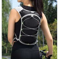 남자러닝조끼 150g 초경량 물통포함 베스트, 블랙