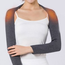 긴소매 라운드숄더워머 - 면기모 남녀공용 숄더넥 ko9+5964Zh